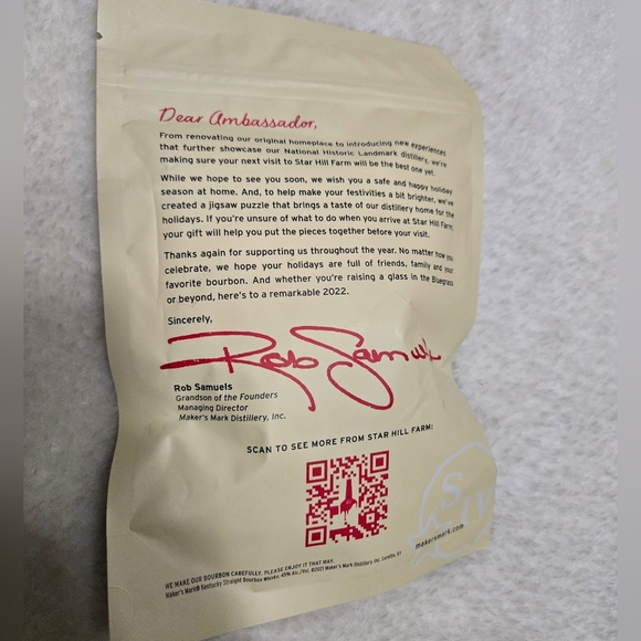 Maker's Mark Small Puzzle NIP - Picture 3 of 3